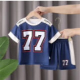 Girls Summer Suit Korean Style Thin Short-Sleeved 2025 New Style Fashionable Cargo Shorts for Middle-Aged and Older Girls