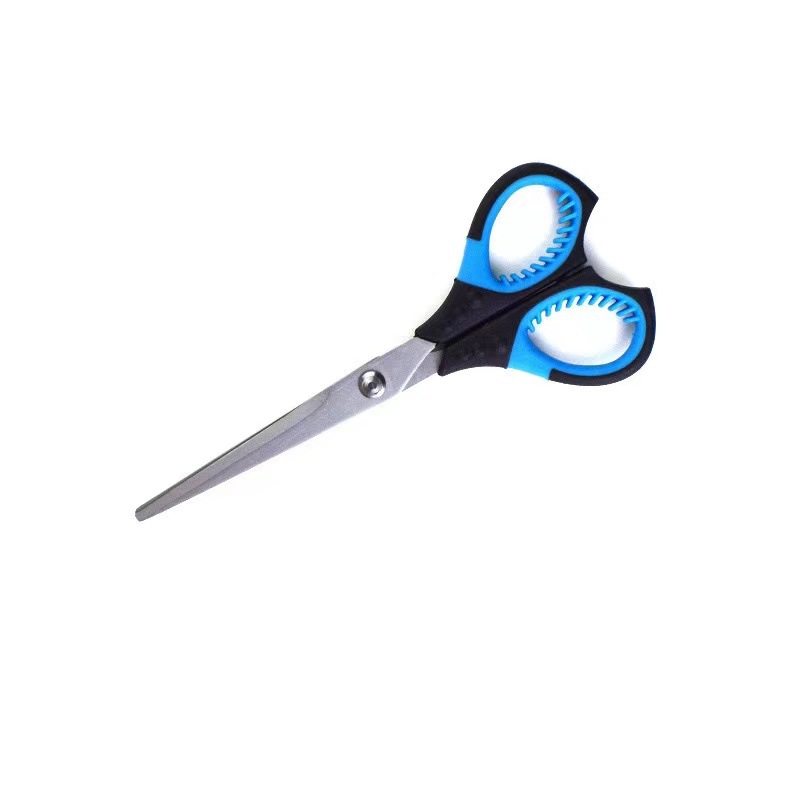 Factory Direct Sales Two-color Handle Scale Scissors Plastic Small Scissors Office Paper Scissors Safety Scissors for Kidsren