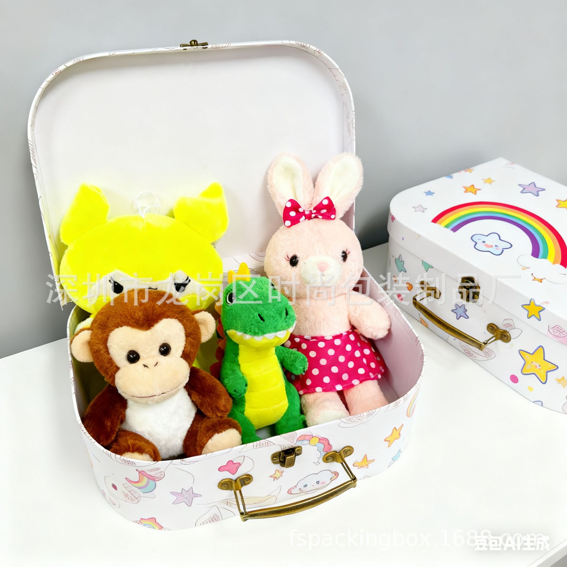 Suitcase, Cosmetics, Beauty Products, Skin Care Products, Clothing, Little Girls' Toys, Gifts, Clothing Packaging Boxes, Customization