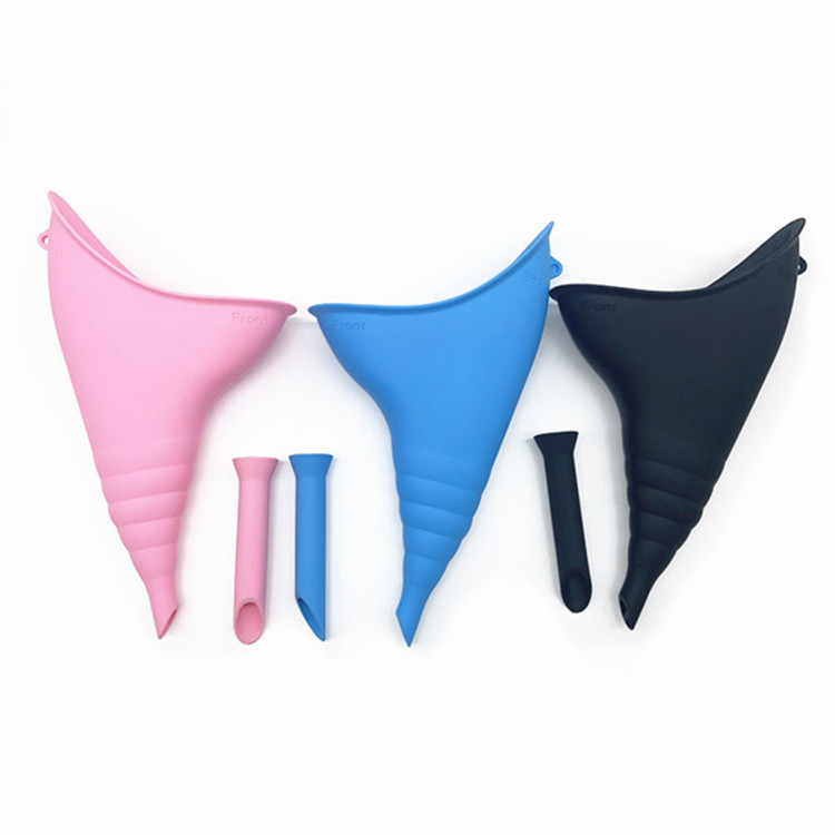 Factory Direct Sales New Urinal Silicone Female Travel Urinal Standing Portable Urinal Foldable
