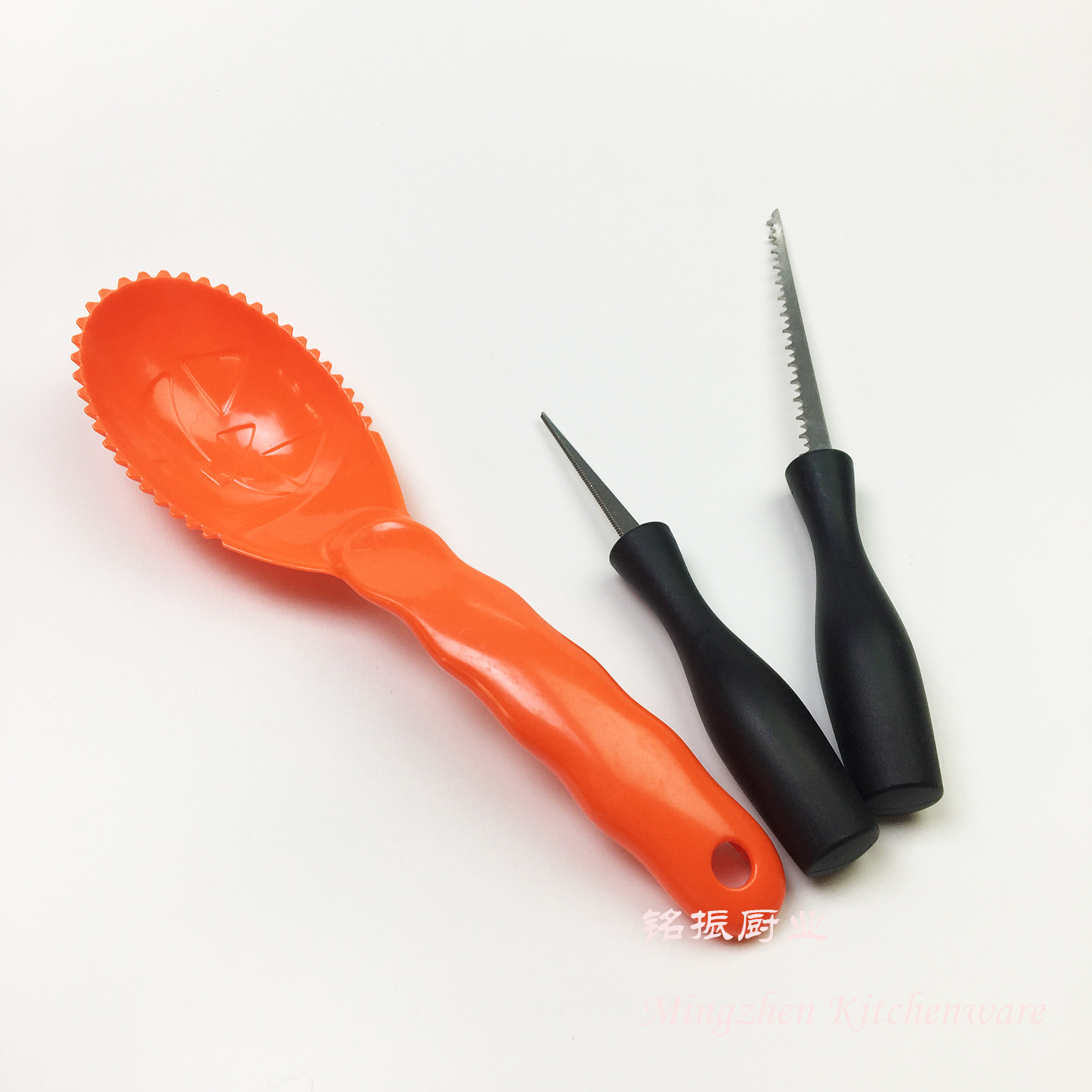 Stainless Steel Pumpkin Carving Set Fruit Carving Halloween Pumpkin Carving 3-Piece Set Pumpkin Tool Halloween