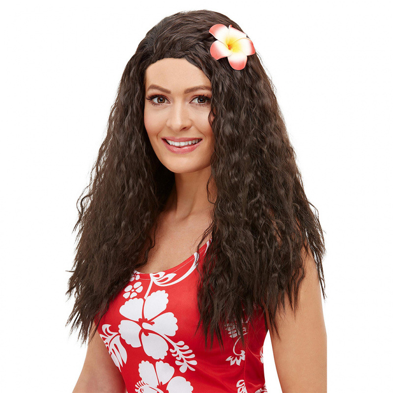 Cosplay Anime Wig Little Mermaid Wig Ariel Princess Wig Red Long Curly Hair Starfish Wig