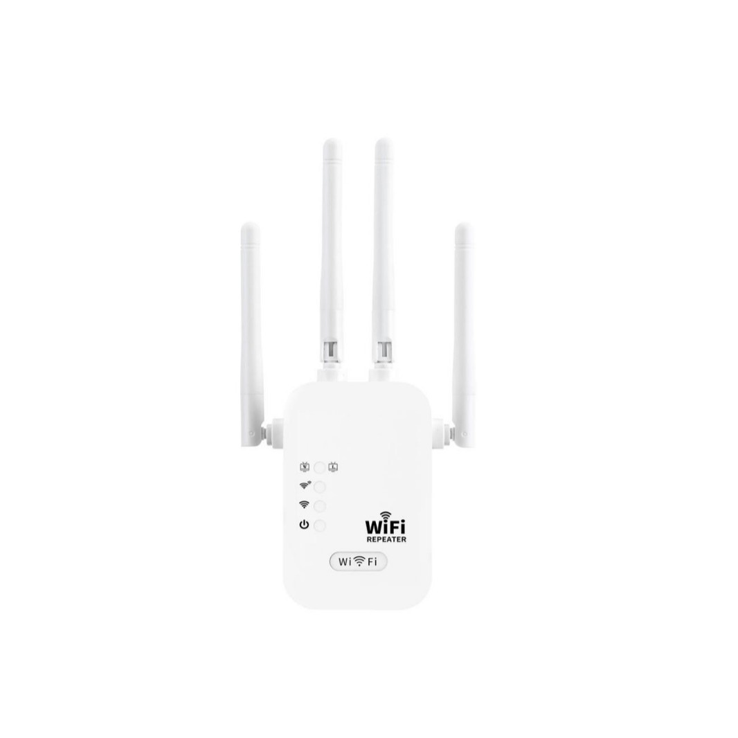 Cross-Border Domestic Popular Wifi Repeater Signal Amplifier 300m Four-Antenna Wireless Network Source Factory