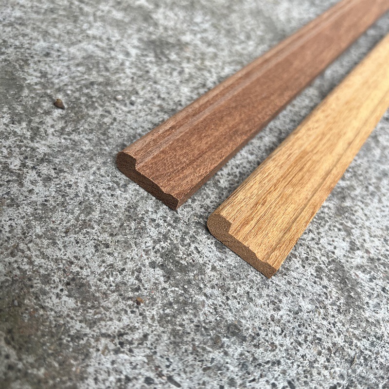 Solid wood line source wholesale modeling photo frame line manufacturers directly supply teak hook line Sapri photo frame line wood