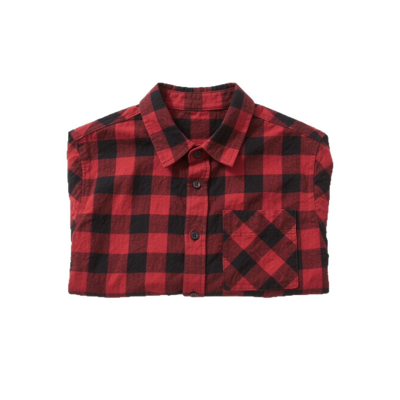 Work Shirt Processing Source Factory Red Plaid Japanese Style Youth Student School Uniform Pure Cotton Shirt Wholesale Small Batch