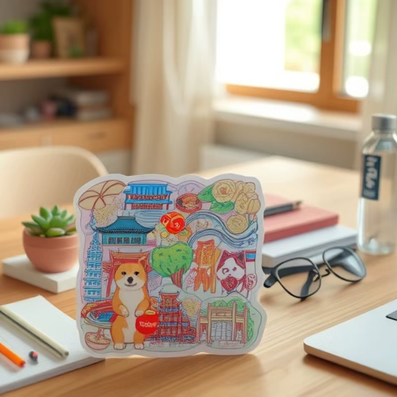 Акриловые магнитики для холодильника, аниме ИП, культурные и креативные продукты, рекламные мягкие магнитные наклейки, индивидуальные