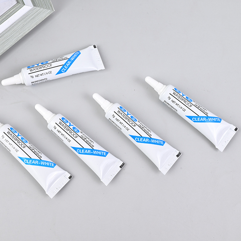 in stock Wholesale EYE False Eyelash Glue 7g Pack Bulk Grafting Eyelash False Eyelash No Marking Natural Long Lasting Glue
