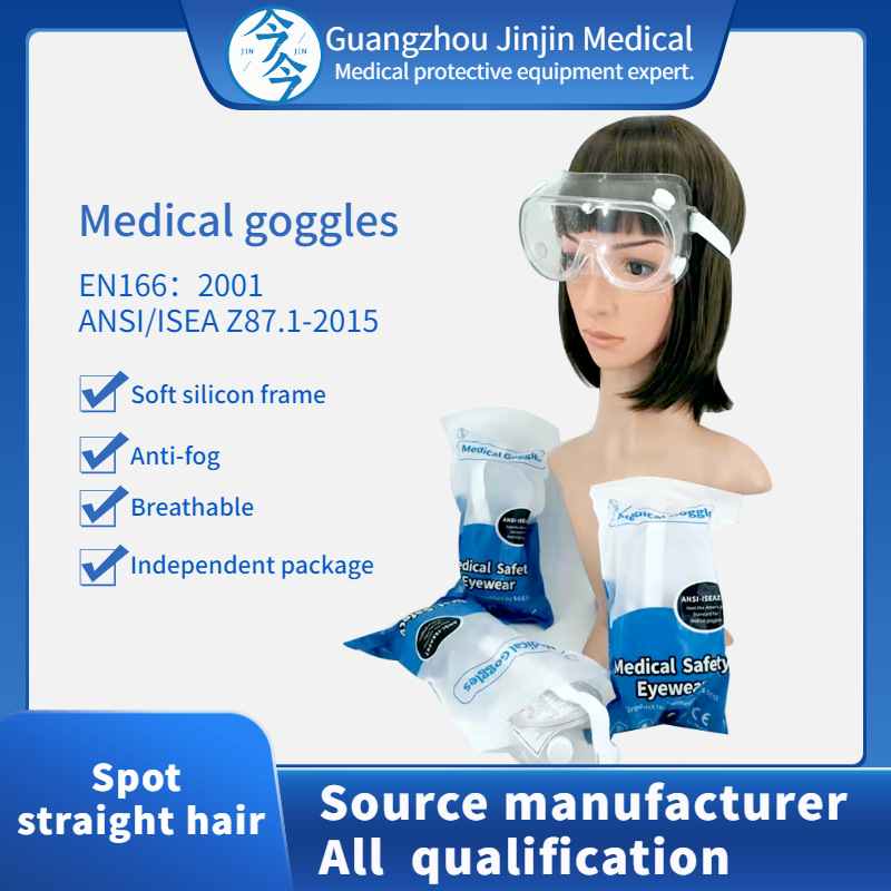 Today's Goggles Medical Isolation Eye Mask Anti-Fog Glasses Chinese and English Eu Ce Certification En166 Gb32166