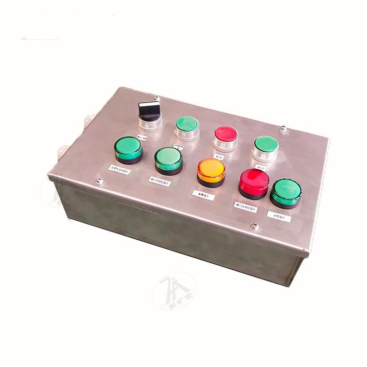Ah0.6/12 Mining Intrinsically Safe Button Box Can Be Equipped with Multiple Types of Buttons 304 Stainless Steel Shell