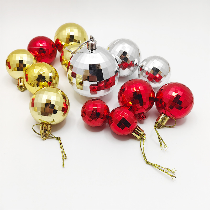 Прямое питание от производителя, специальный рождественский шар, клетчатый шар, подвеска для рождественской елки, рождественские повседневные принадлежности, подвесные украшения