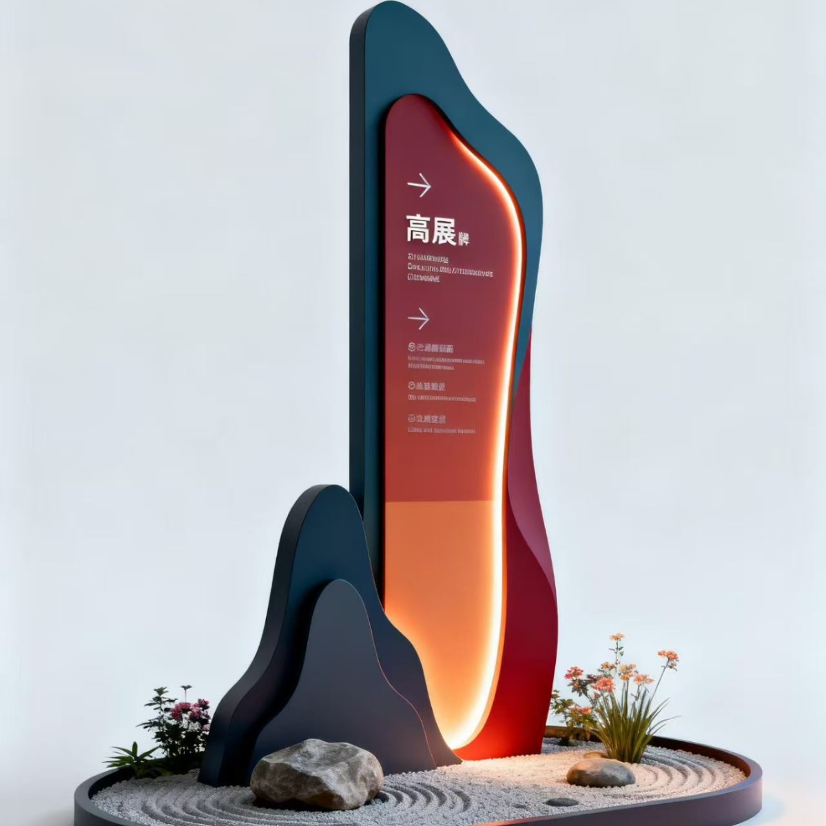 Value Sculpture, Party Building Publicity Column, Outdoor Landscape Corridor, Stainless Steel Paint Logo Manufacturer, Sketch Garden Sign