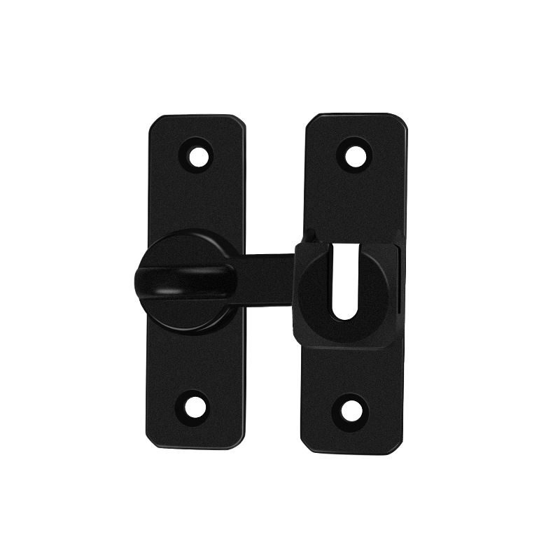 No Punching Door Buckle Door Bolt 90 Degree Sliding Door Lock Latch Buckle Sliding Door Lock 180 Degree Buckle Anti-Theft Artifact