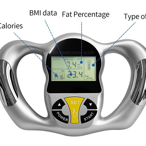 Chinese/English Version of Body Fat Meter Body Fat Measuring Instrument Hand-Held Bmi Fat and Thin Analyzer Smart
