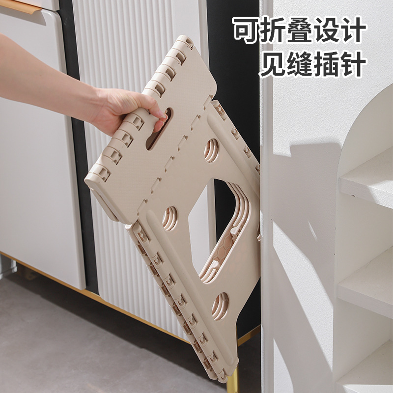 Foldable Stool Stall Chair Fishing Outdoor Camping Portable Household Plastic Folding Small Bench Wholesale