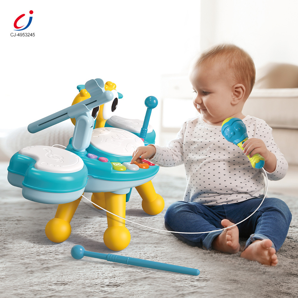 Amazon's Hot New Product Early Education Digital Jazz Drum Piano Music Toy 2-Color Mixed Family Interaction