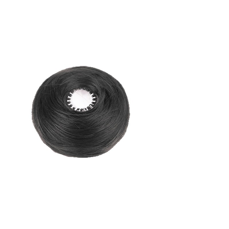 Bird's Nest Shrinkable Wig Hair Tie for Women, Casual Updo Tool, Artificial Hair Wig Bun, Bird's Nest Bun Wig