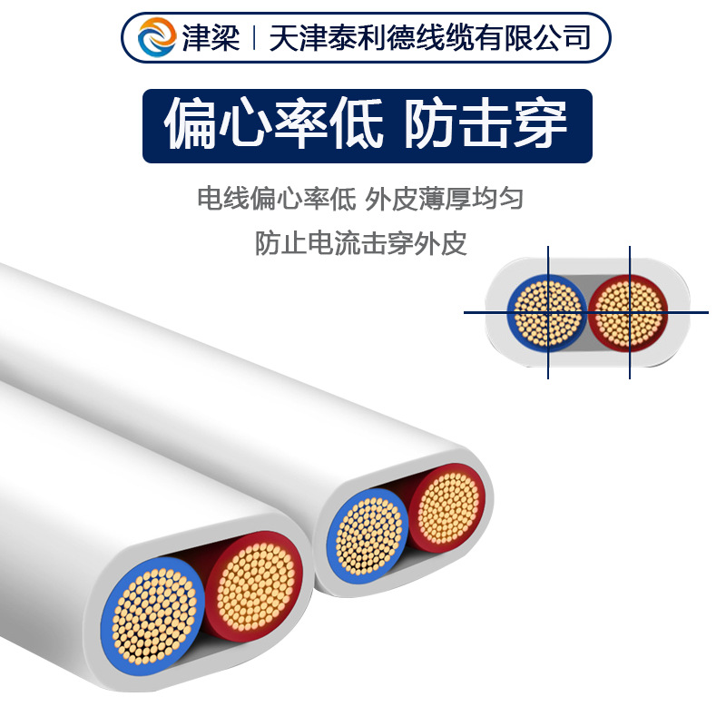National Standard Copper Core Rvv Sheathed Cable 2/3/4 Core 4/6/10 Square Wire Motor Switch Socket Power Cord