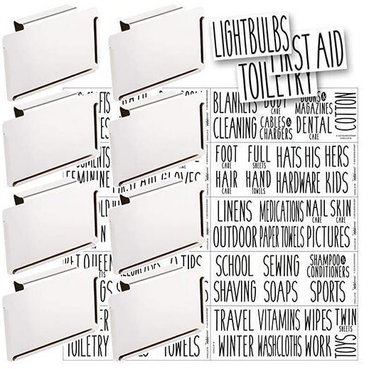 Cross-border Hot Sale Gold Label Clip Kitchen Food Storage Box Basket Hanging Label Metal Clip Black and White Gold Silver