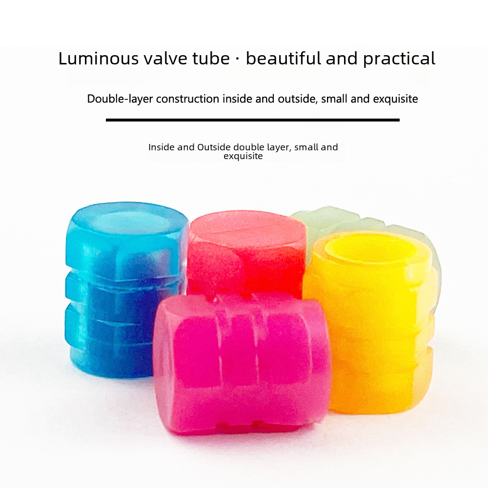 Car tire luminous valve cap universal valve cover multi-color optional beautiful and practical color luminous