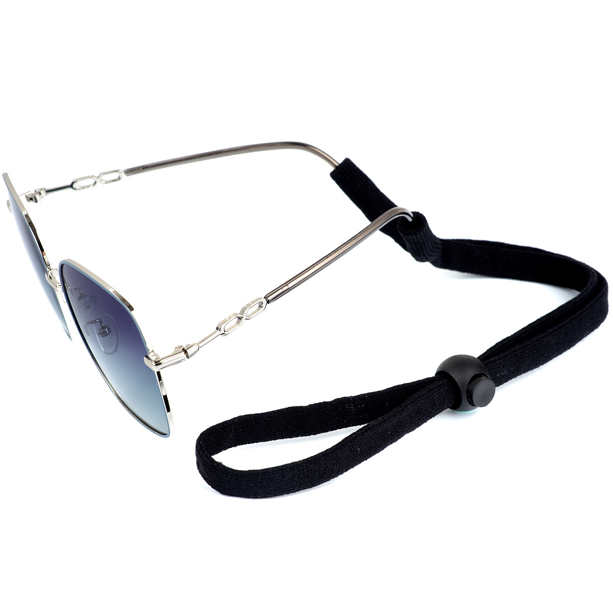 Glasses Rope Sports Adjustable Length Men's and Women's Running Anti-lost Neck Rope Black Sunglasses Anti-drop Polyester Cotton Rope Lanyard