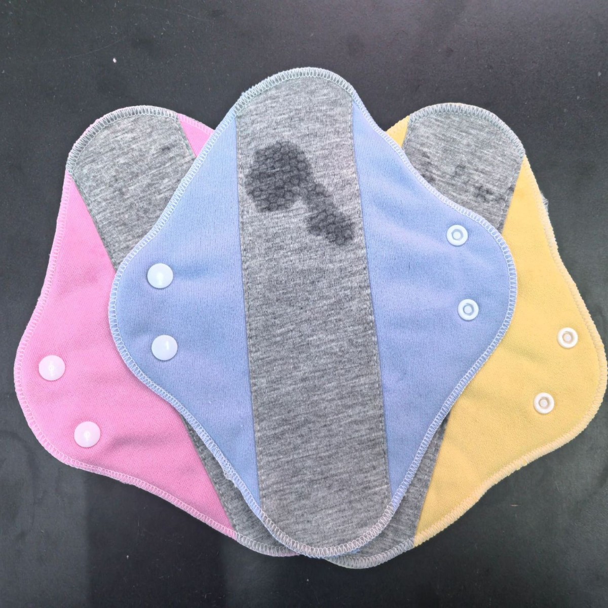 Прокладки для взрослых 28 см, многоразовые хлопковые гигиенические прокладки, графеновые антибактериальные, завод-изготовитель