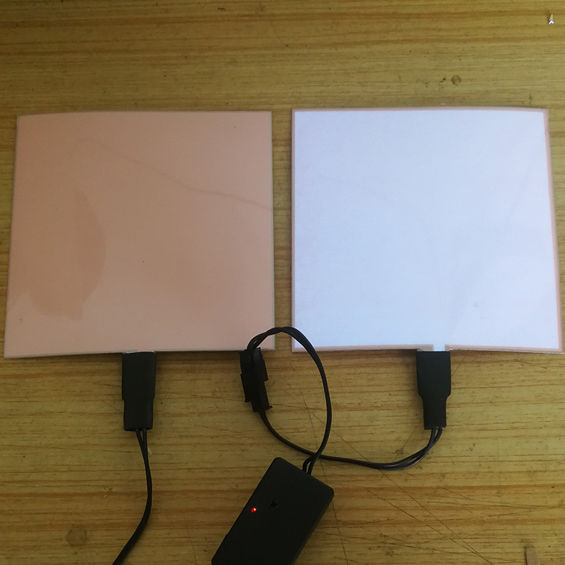 Cuttable Cold Light Sheet El Light Sheet Ultra-Thin Light Board Led Cold Light Sheet Cold Light Board Usb3V Battery Box