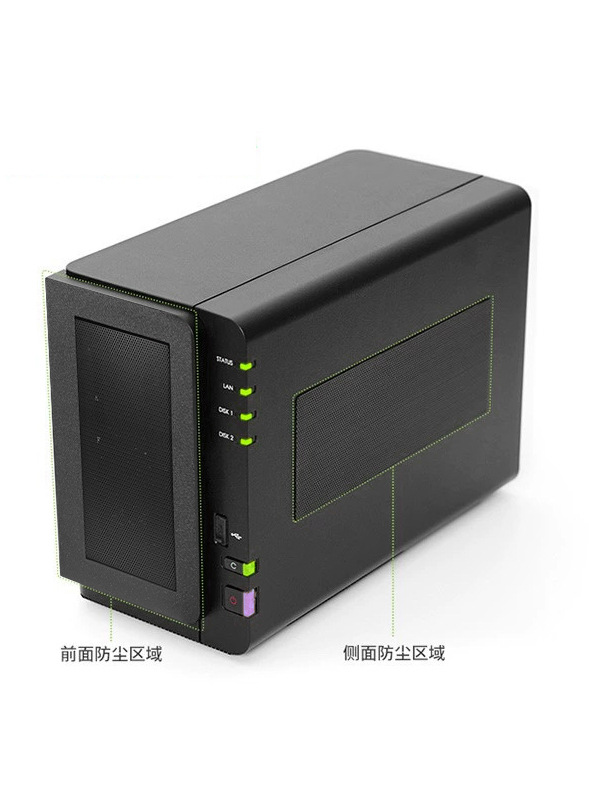 Synology двухдисковый Nas пылезащитный сетчатый чехол Ds225+Ds224+Ds220+Ds218Ds216Ds223 комплект