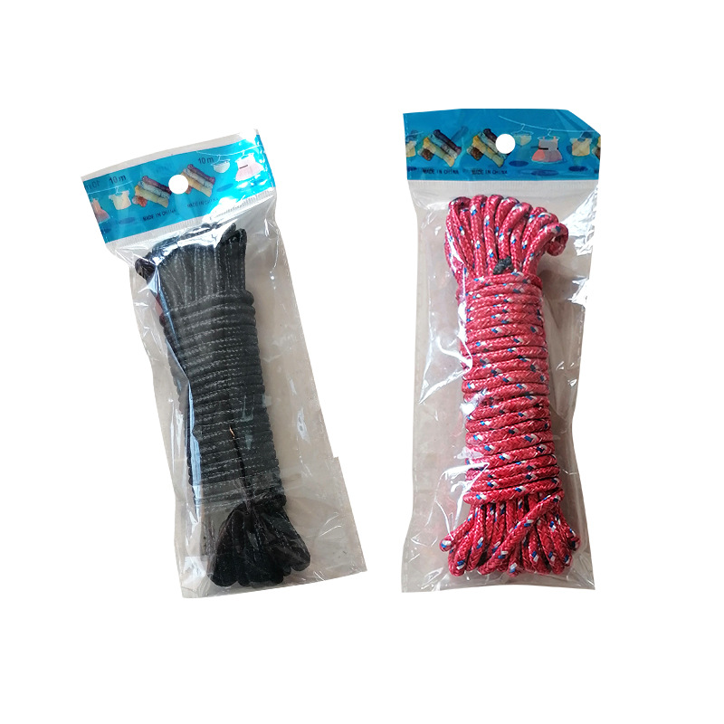 Factory indoor outdoor punch-Free wear-resistant rope thick nylon clothesline non-slip binding drying rope