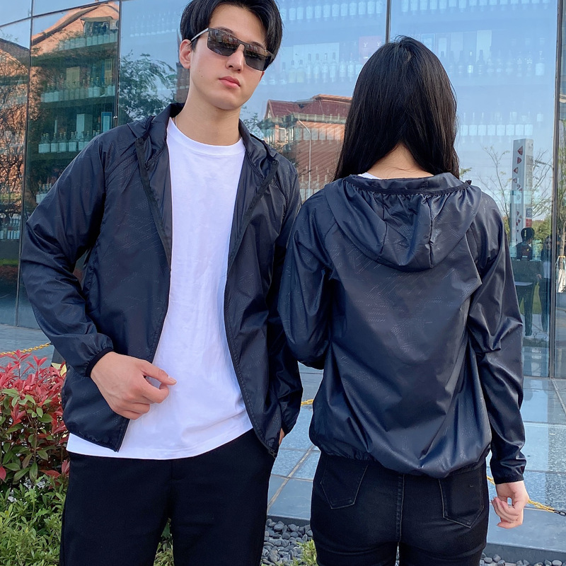 Sunshade Shirt Summer Men's and Women's Skin Clothing Lightweight Sun Protection Clothing Sports Windbreaker Outdoor Sun Protection Clothing Printable logo