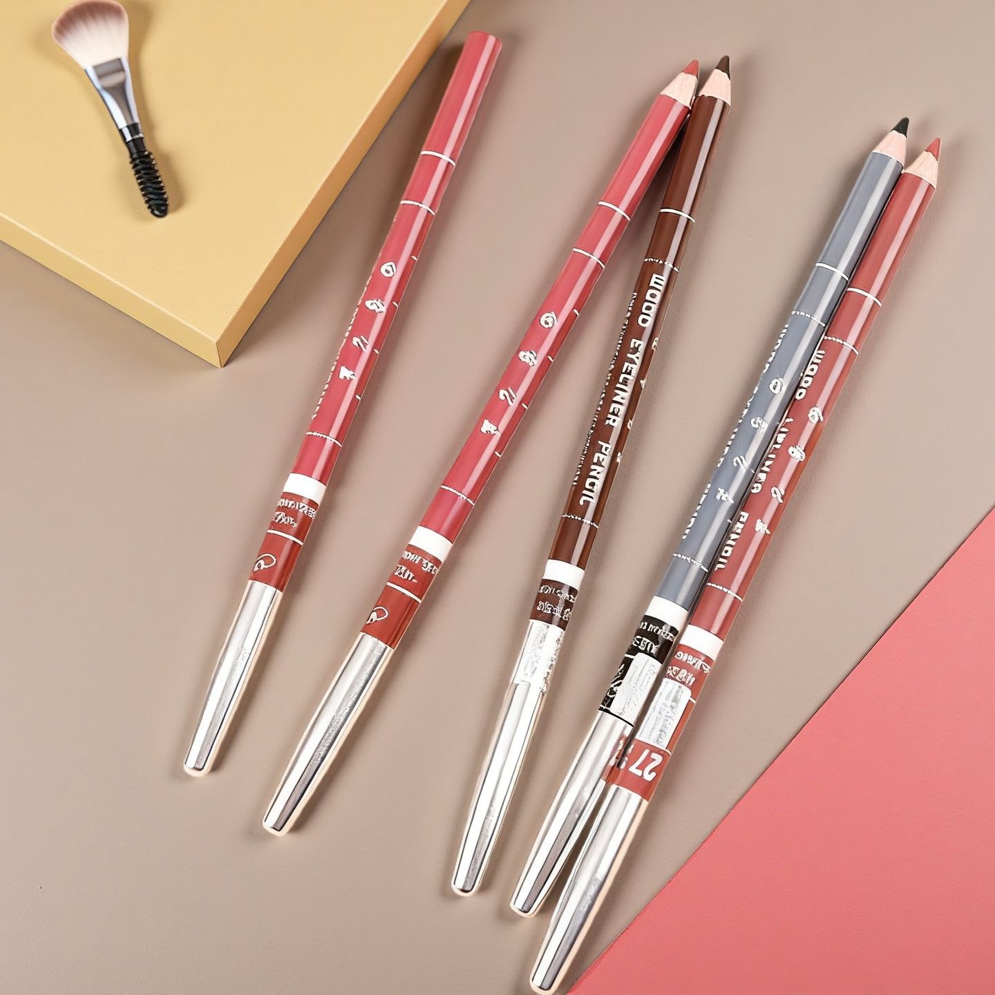 Lip Liner Genuine Long-Lasting Waterproof Non-Fading Nude Color Non-Stick Matte Lipstick Lip Pencil for Women