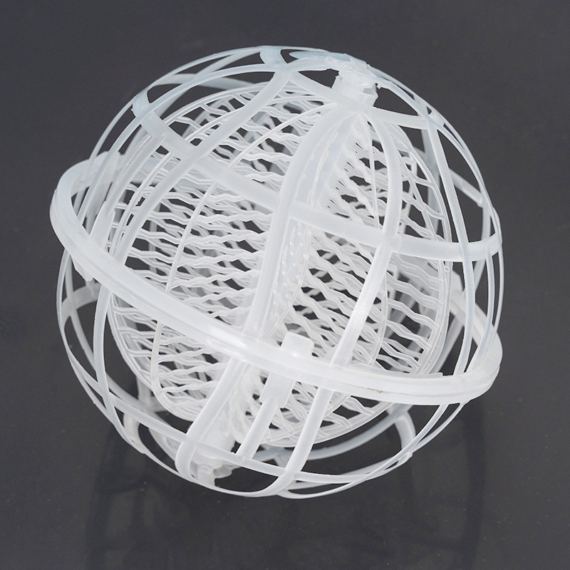 Customized Pp Suspension Ball Filler Aerobic Pool Biological Environmental Protection Ball Porous Spherical Membrane Suspension Biological Filler