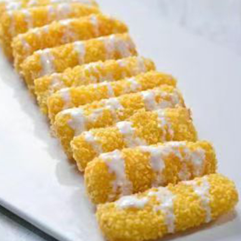 Cheese Corn Cake Chinese Pastry 320g Hotel Restaurant Snack Popular Crispy Fried Snack Pre-Made Semi-Finished Product