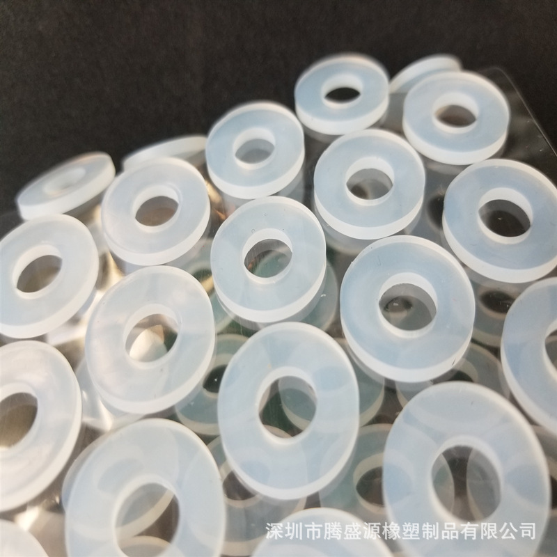 Food-Grade Transparent Silicone Rubber Gasket Foot Pad Shock-Absorbing Anti-Slip Wear-Resistant Waterproof Round Shape