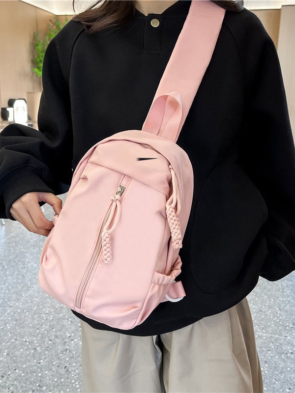 2024 New High-looking multi-functional sports leisure men and women couple shoulder messenger bag outdoor chest bag wholesale