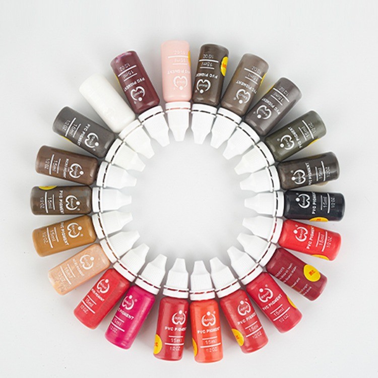 Baode Body Tattoo Practice Color Material Semi-Permanent Eyebrow Tattoo High-Density Concentrated Color Material Pigment Molecules Small Pigments and Delicate