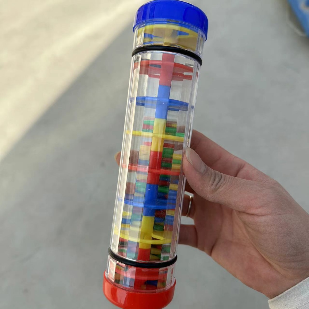 Orff Musical Instrument 4 Section Rainfall Sound Tube Multi-Size Optional Children's Plastic Mould Sound Tube Musical Instrument Rainfall Sound Tube