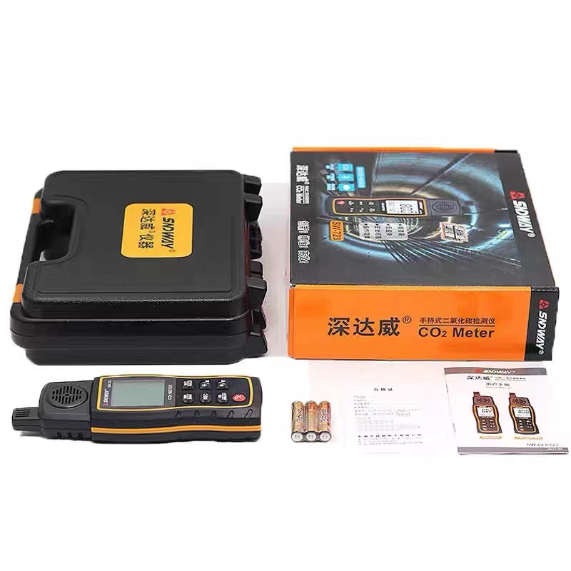 Shendawei SW-723 Carbon Dioxide Gas Detector Handheld Indoor Household Air CO2 Concentration Alarm