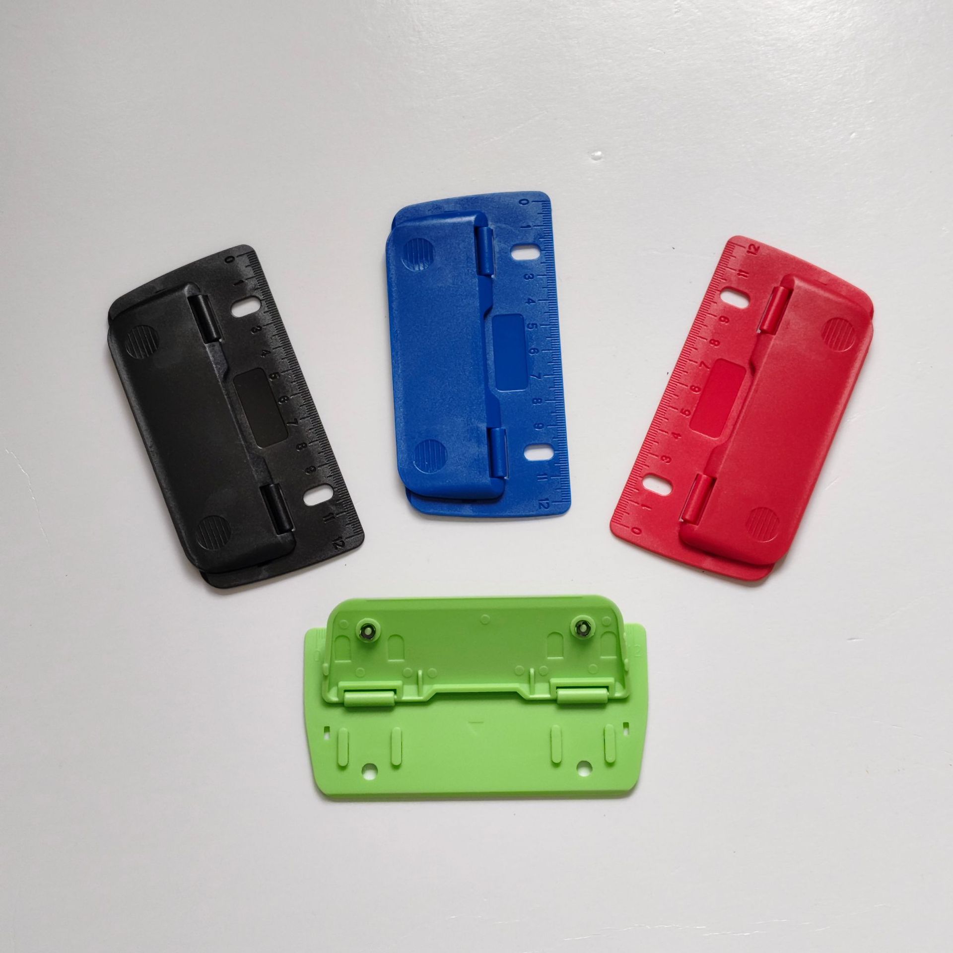 Мини-двойной дырокол для папок, двухвостый дырокол, промо-подарок, дырокол на 2 отверстия