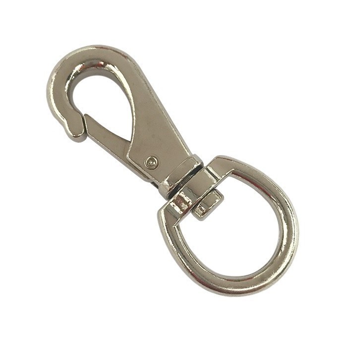 Spot supply luggage hardware accessories pet traction rope nickel-plated alloy hook electrophoresis black zinc alloy dog buckle