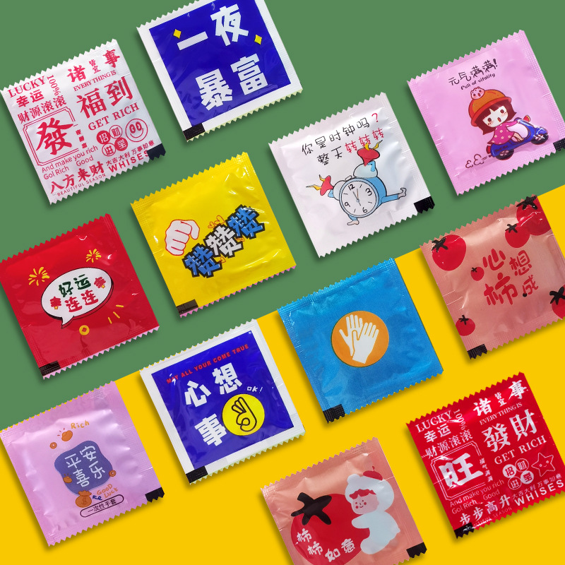 Individually Packaged Disposable Gloves Housekeeping Cleaning Gloves Barber Shop Hair Dyeing Hand Mask Plastic Pe Film Gloves