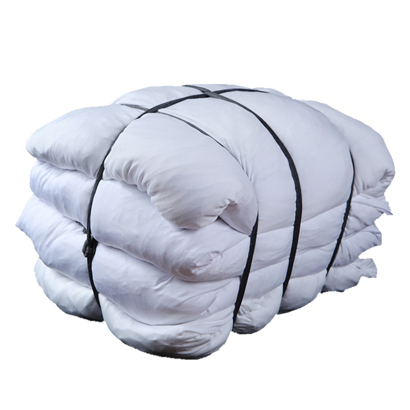 Manufacturer Supplies White Machine Wiping Cloth, Double-Sided Lint-Free, Oil-Absorbing and Water-Absorbing Cotton Industrial Machine Wiping Cloth