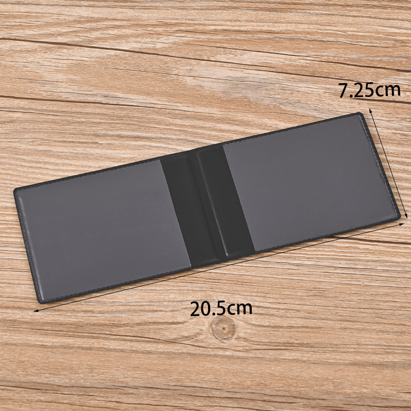 Manufacturer Wholesale Motor Vehicle Driving License Leather Case Driver's License Leather Case Two Card Slots Document Cover Simple Black Blue Spot