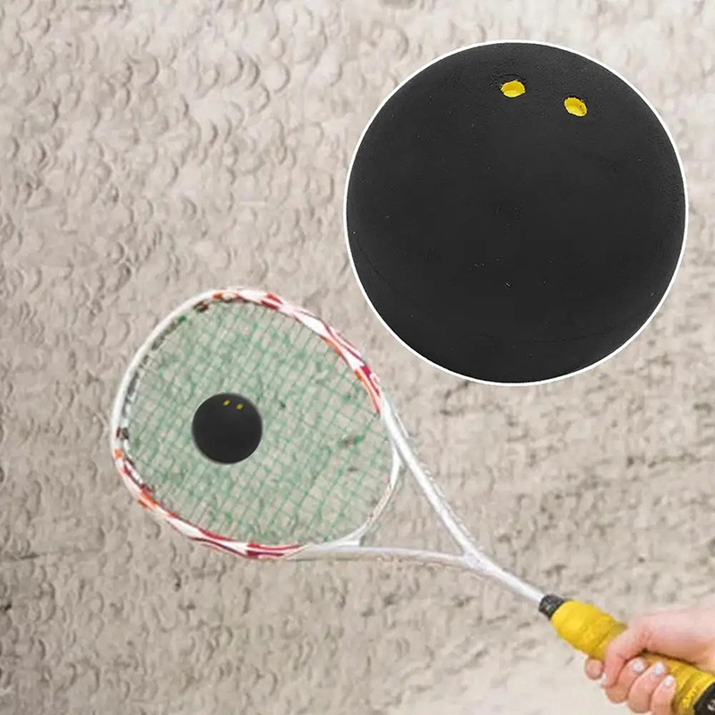 Universal Squash Ball with Double Yellow Dots for Slow Professional Training British Squash Ball Universal Squash Ball for Slow Professional Training British Style