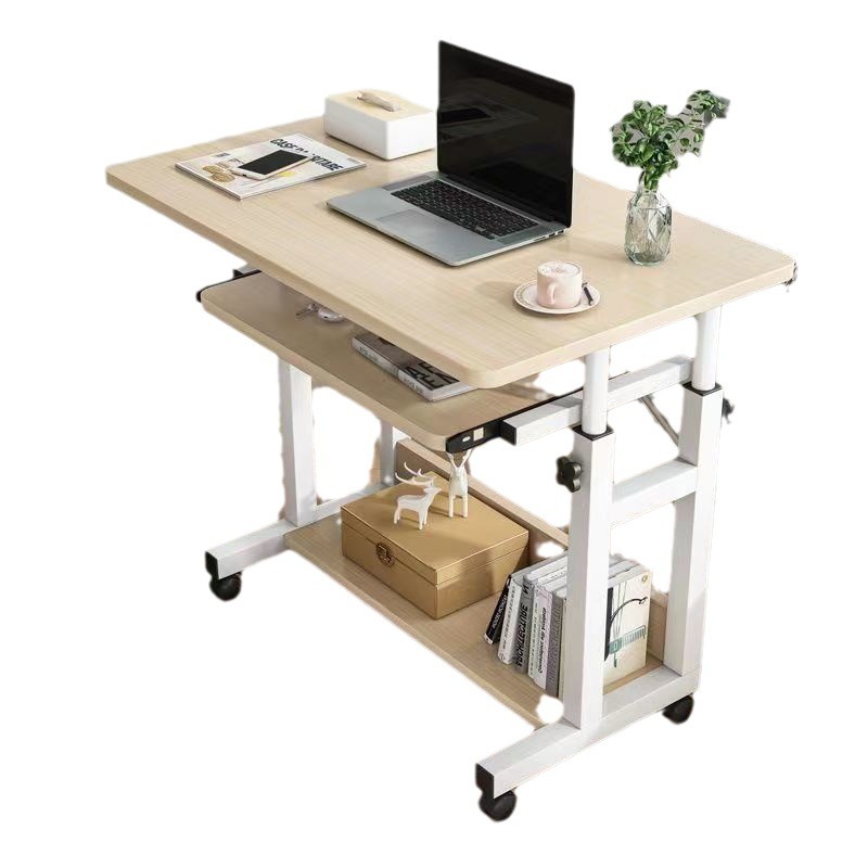 Bedside Table Movable Simple Table Bedroom Rental House Home Laptop Computer Desk Bed Study Table Rental House
