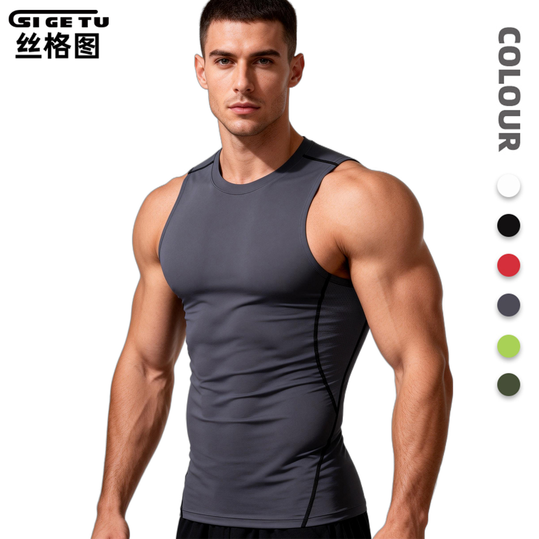 Спортивный жилет для мужчин, быстросохнущий, для тренировок и бега