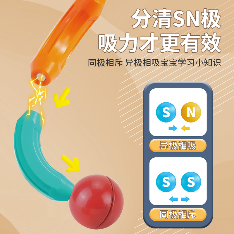 Wanlehui Upgraded Version of Versatile Magnetic Stick Strong Magnetic Large Particle Building Blocks Baby and Children Early Education Toys Manufacturer Wholesale