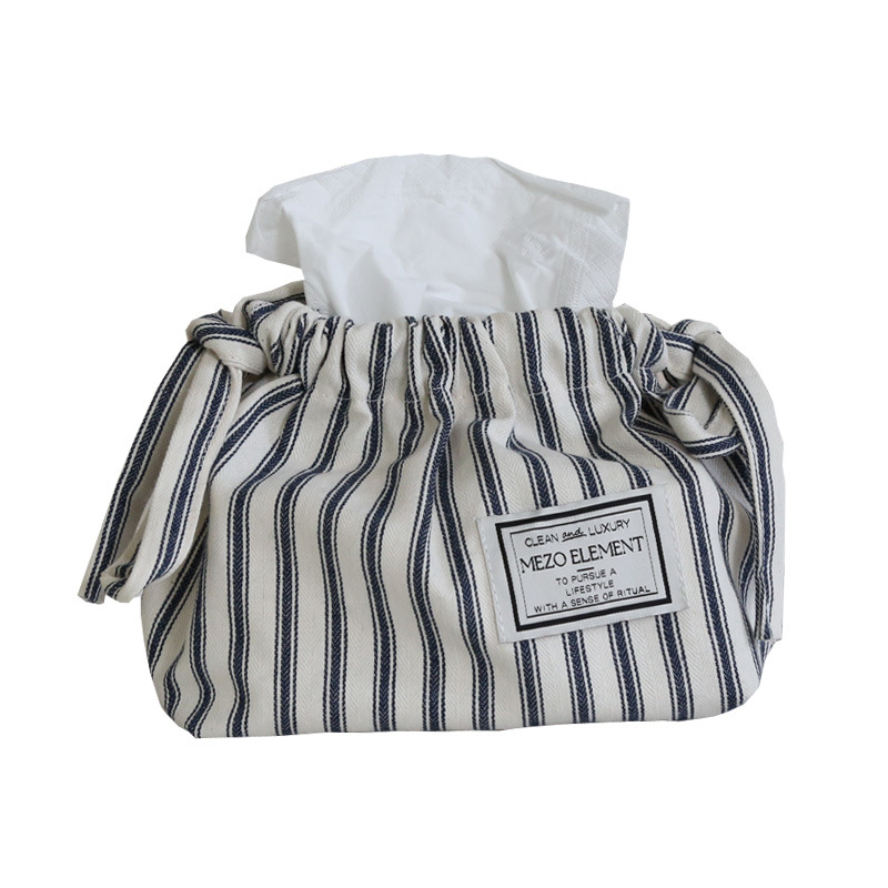 American elements Japanese-style simple tissue box decorative tissue box tissue creative storage bag household car Tissue Bag