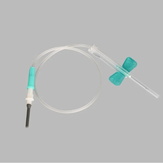 Factory Export Foreign Trade Blood Collection Tube Compatible Blood Collection Needle 23g Disposable Venous Safety Butterfly Blood Collection Needle