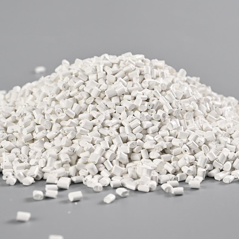 High-Flow Pc White Masterbatch Manufacturer Direct Sales Hard Plastic Product Masterbatch Enhanced Toughness for Household Appliance Shell Injection Molding