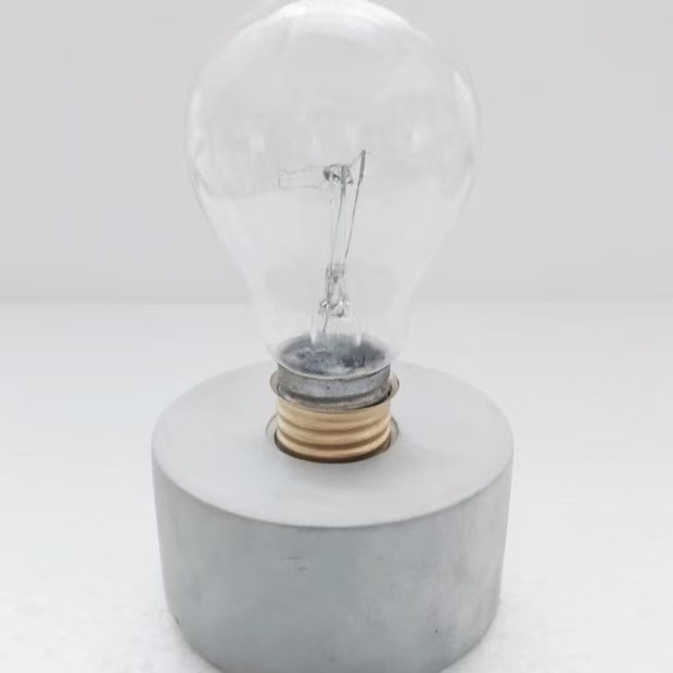 Customized Modern Simple Lampshade Bar B&B Mixed Earth Handmade Handicrafts Home Furnishings Cement Lamp Holder